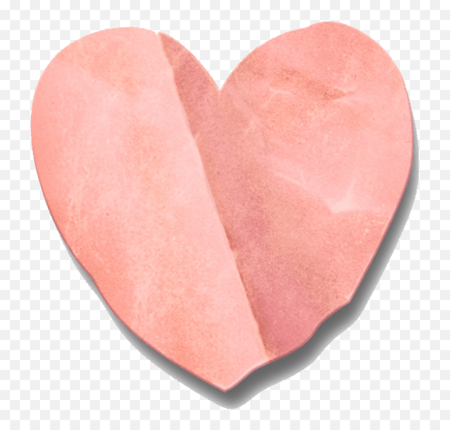 Cute Pink Paper Heart Heartpink Paperhearts Kawaii - Paper Heart Sticker Png,Anime Blush Png