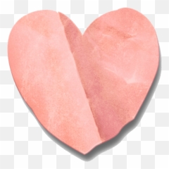 Cute Pink Paper Heart Heartpink Paperhearts Kawaii - Paper Heart Sticker Png,Anime Blush Png