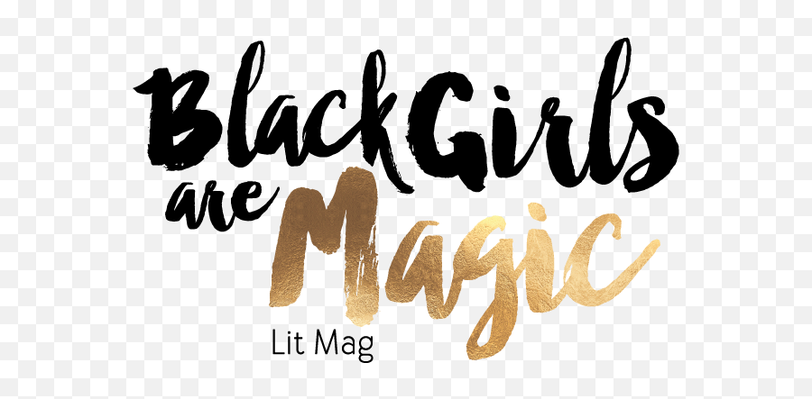 Black - Girlsaremagiclogotransparentpng Calligraphy,Magic Logo Png