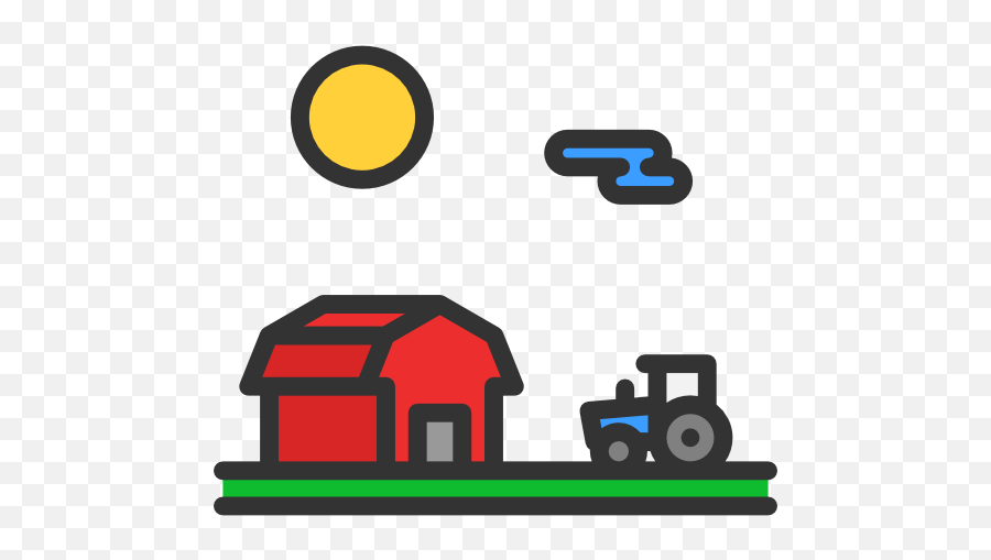 Farming And Gardening Barn Real Estate - Isometric Farm Agriculture Png Flat,Farm Png