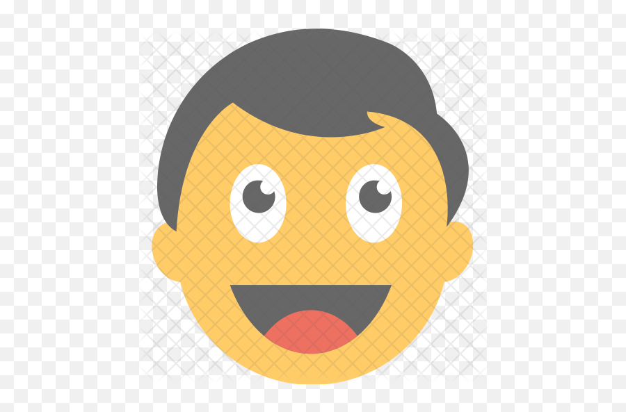 Laughing Face Icon Of Flat Style - Cartoon Png,Laughing Face Png