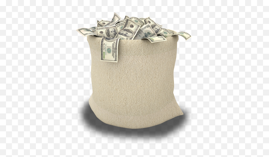 Download Hd Buy - Tax Bag With Money Transparent Png Image Business Cash,Bag Of Money Png