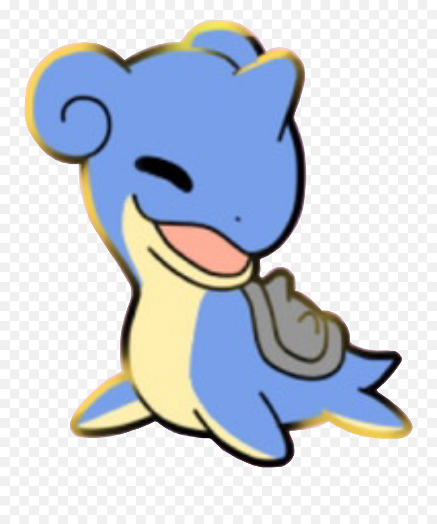 Enamel Pin Design By Cosmic Brat Pokemon Lapras Waterty - Cartoon Png,Lapras Png