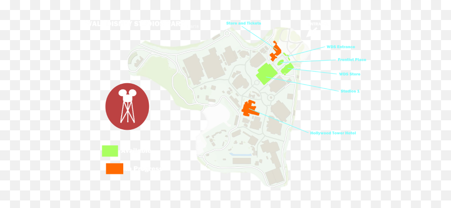 Wds Walt Disney Studios Park Entrance - Skymods Map Png,Walt Disney Studios Logo