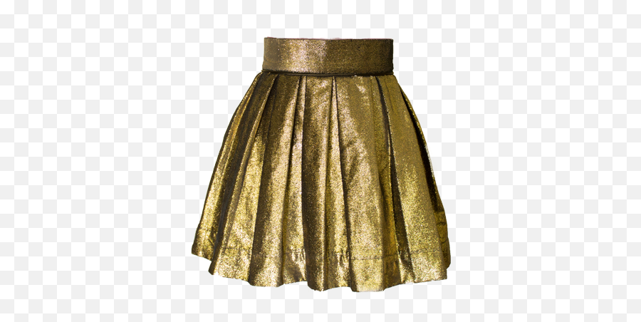Gold Pleated Skirt - Clarisky Clarisky Long Gold Skirt Png,Skirt Png