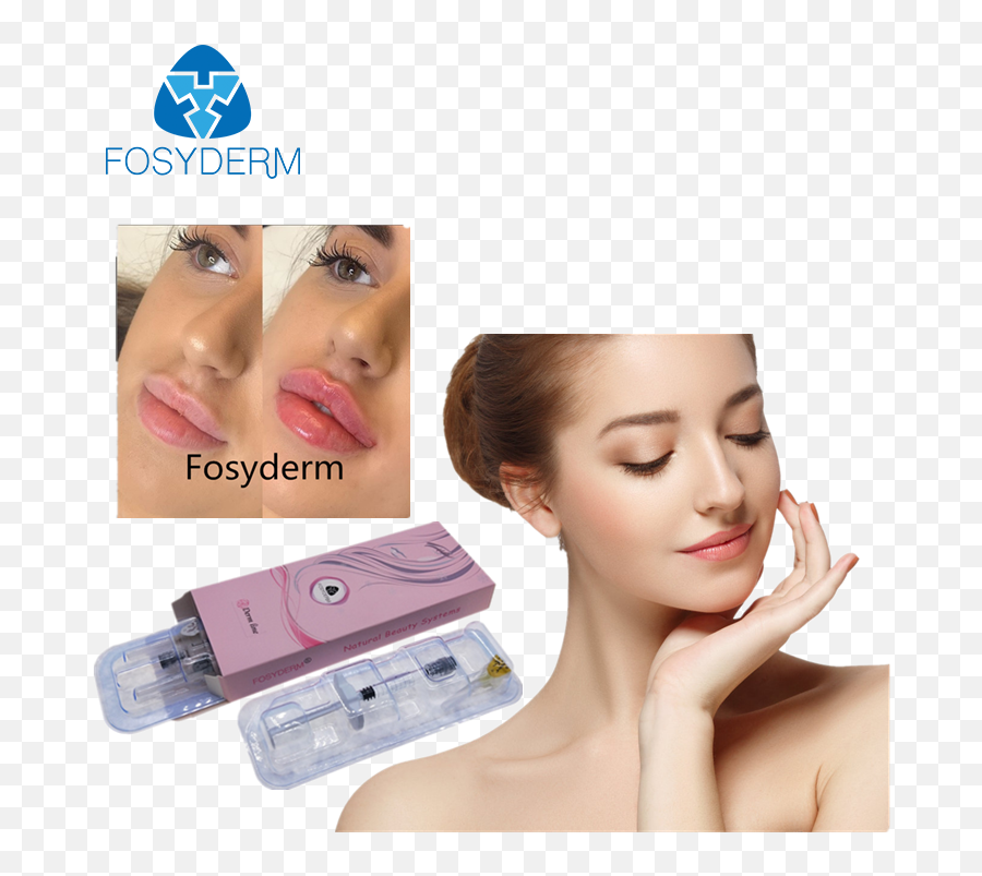 Fosyderm 2ml Derm Lines Injectable Dermal Filler For Lips - Facial Cantik Png,Lips Transparent