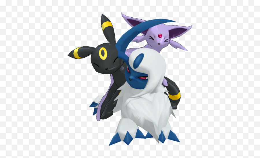 Download Hd Umbreon X Espeon - Umbreon Absol And Espeon Stuffed Toy Png,Espeon Png