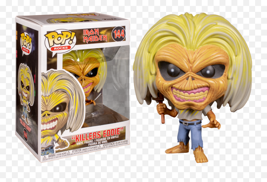 The Number Of Beast Eddie - Iron Maiden Pop Vinyl Figure Iron Maiden Pop Vinyl Png,Iron Maiden Logo Png