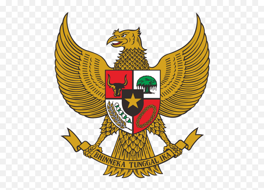 Garuda Emblem Of Thailand Broad Wings Png Transparent - National Emblem Of Indonesia,Wings Transparent