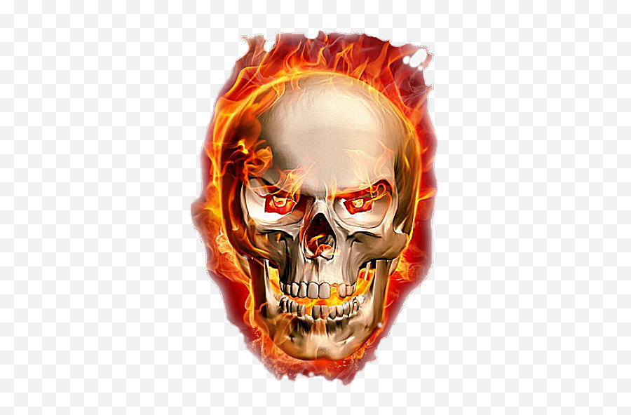 Png Tattoo Tatoo Skull Fire - Flaming Skull Png,Skull Tattoo Png