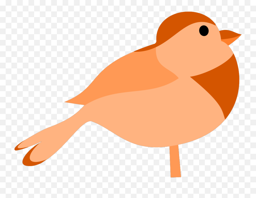 Simple Cartoon Bird Png Svg Clip Art - Free Vector Image Bird,Cartoon Bird Png