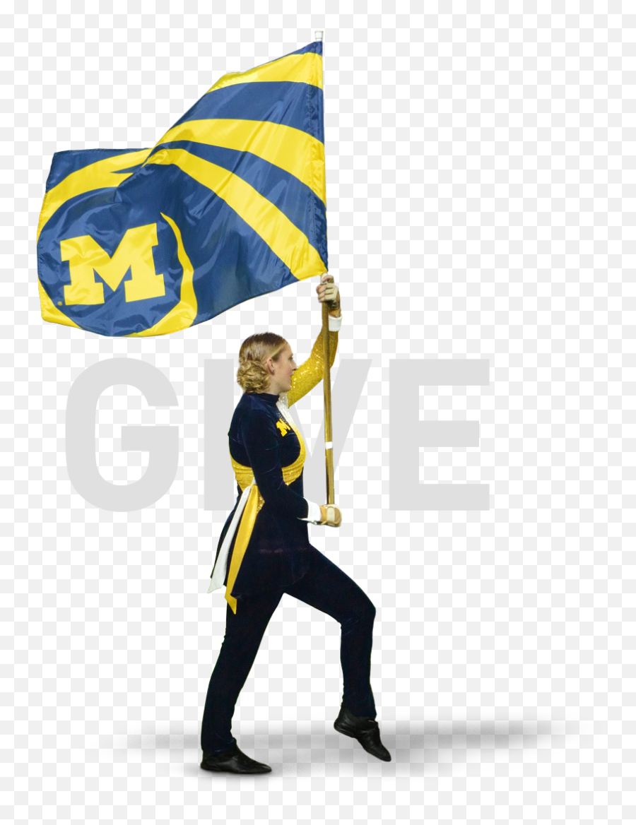 Michigan Marching Band - University Of Michigan Color Guard Png,Marching Band Png