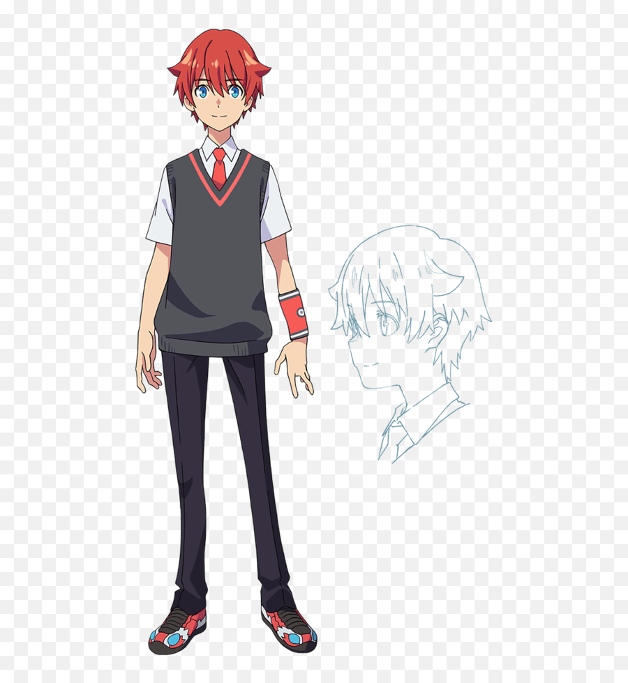 8bitsaitama - Ssss Gridman Main Character Png,Anime Speed Lines Png