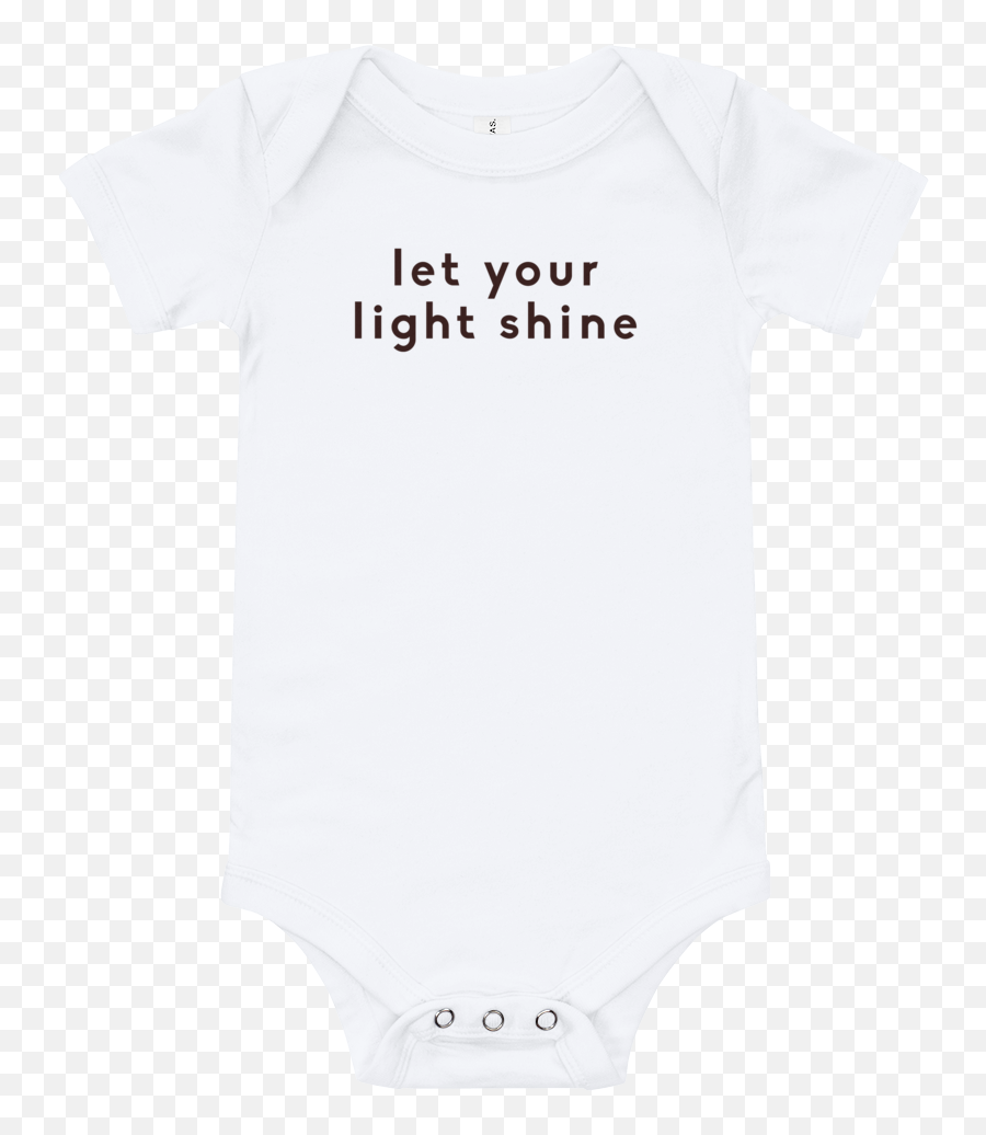 The Let Your Light Shine Onesie - Infant Bed Png,Light Shine Png