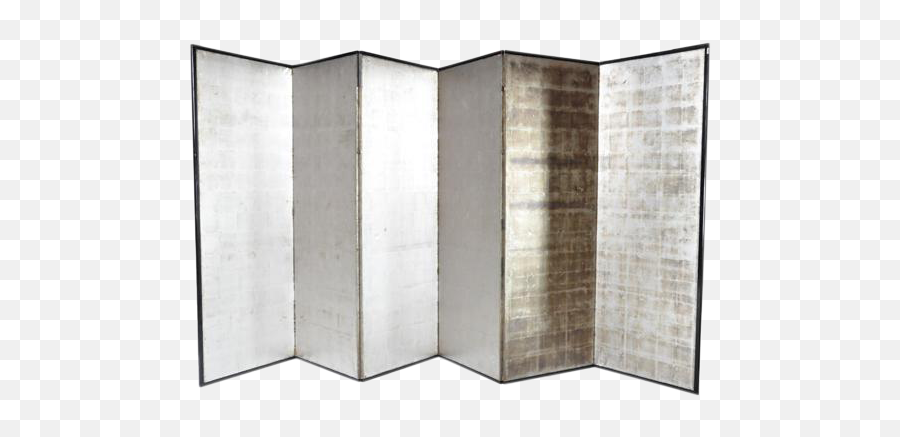 This Japanese Silver Screen Panel Consists Of Six Panels - Horizontal Png,Glass Panel Png