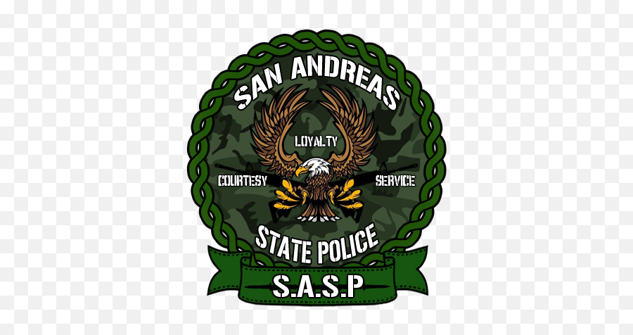 Los Santos State Police Banner - San Andreas State Trooper Badge Png,San Andreas Highway Patrol Logo