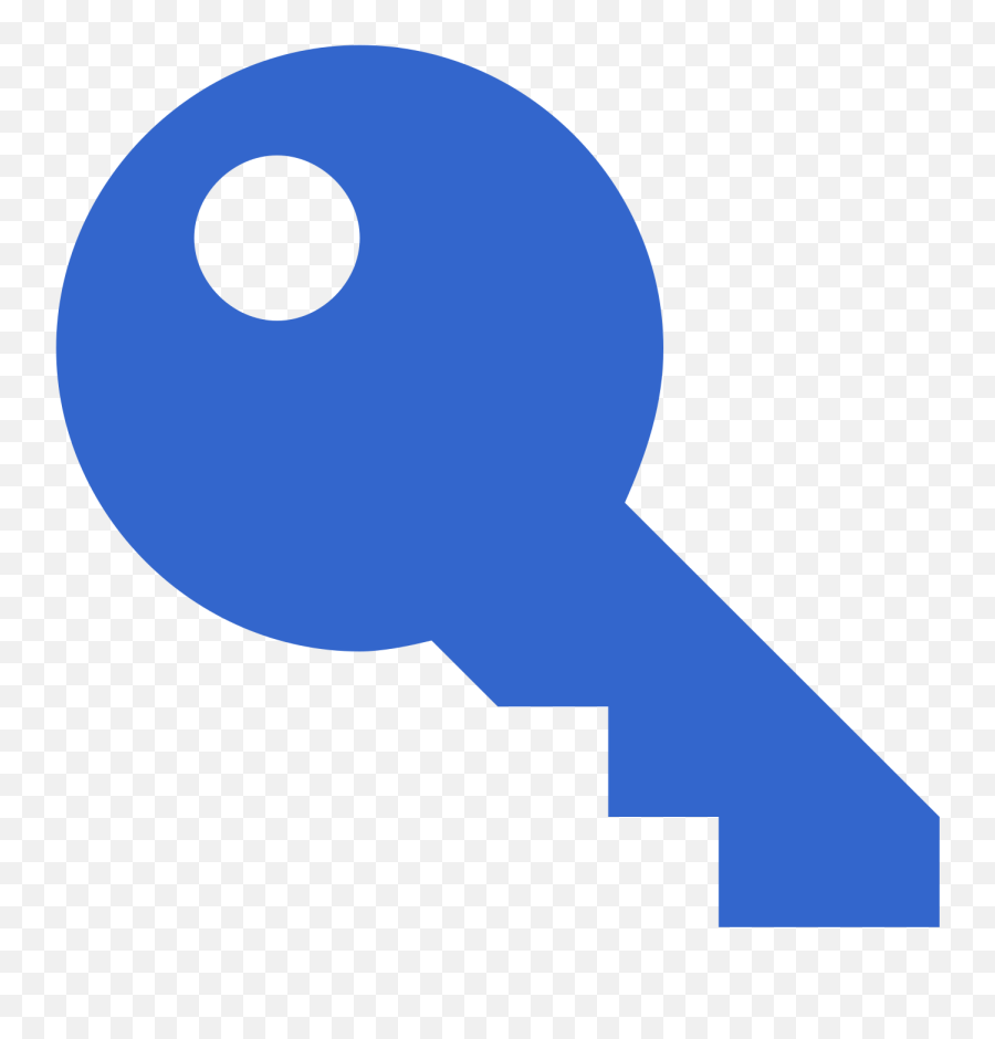 Open - Transparent Blue Key Icon Png,Key Icon Png