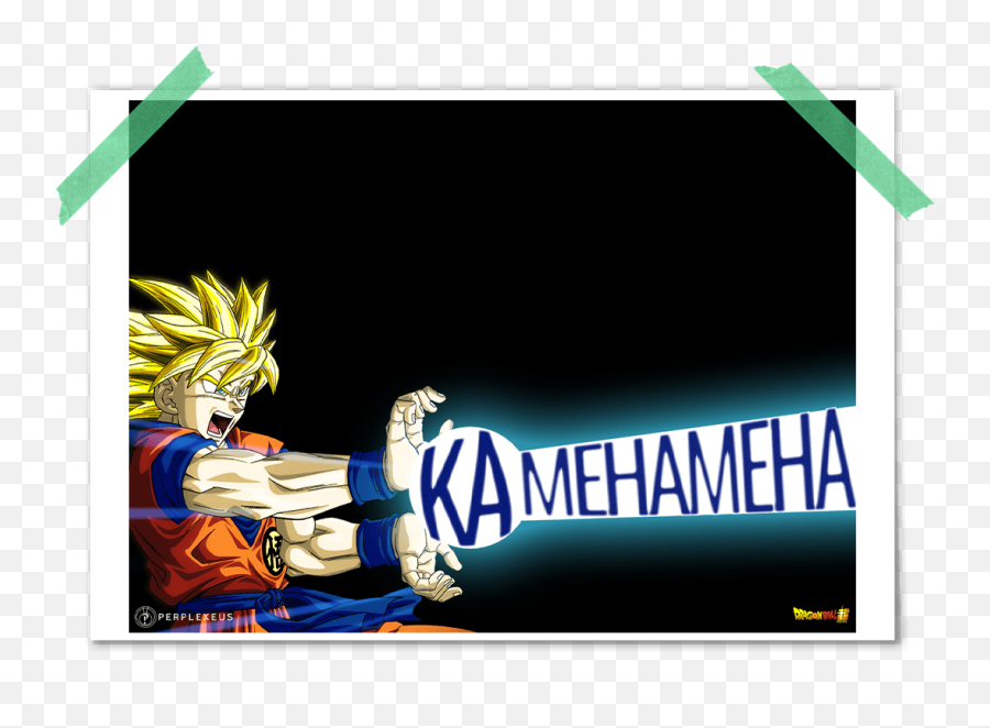 Ssj Goku Kamehameha - Dragon Ball Dual Monitor Png,Kamehameha Png