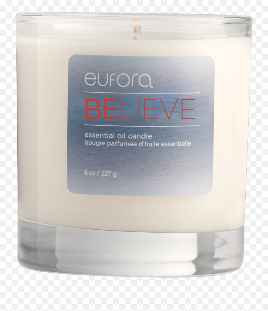 Believe Essential Oil Candle U2013 Eufora International - Skin Care Png,Essential Oils Png