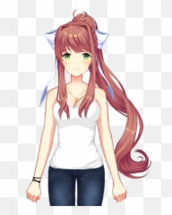 Sayori - Doki Literature Club Monika Sprite Ddlc Casual Sprites png