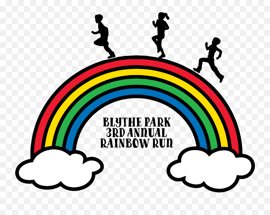 Pastel Rainbow Png - The Blythe Park Rainbow Run Is A One Of Running On Rainbow,Rainbow Cloud Png