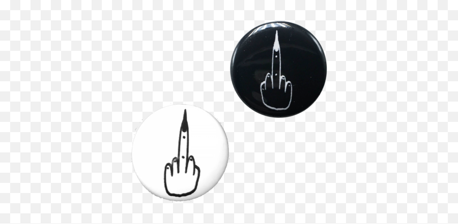 Shittty Middle Finger Button - Drawing Png,Middle Finger Logo