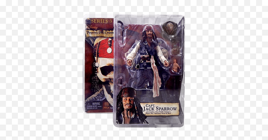 Neca Pirates Of The Caribbean Series 3 Captain Jack Sparrow Action Figure Ebay - Neca Jack Sparrow Png,Lego Jack Sparrow Icon