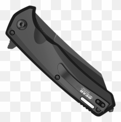 4 - 12 Black Aluminum Sideliner w Reverse Tanto Blade Solid png