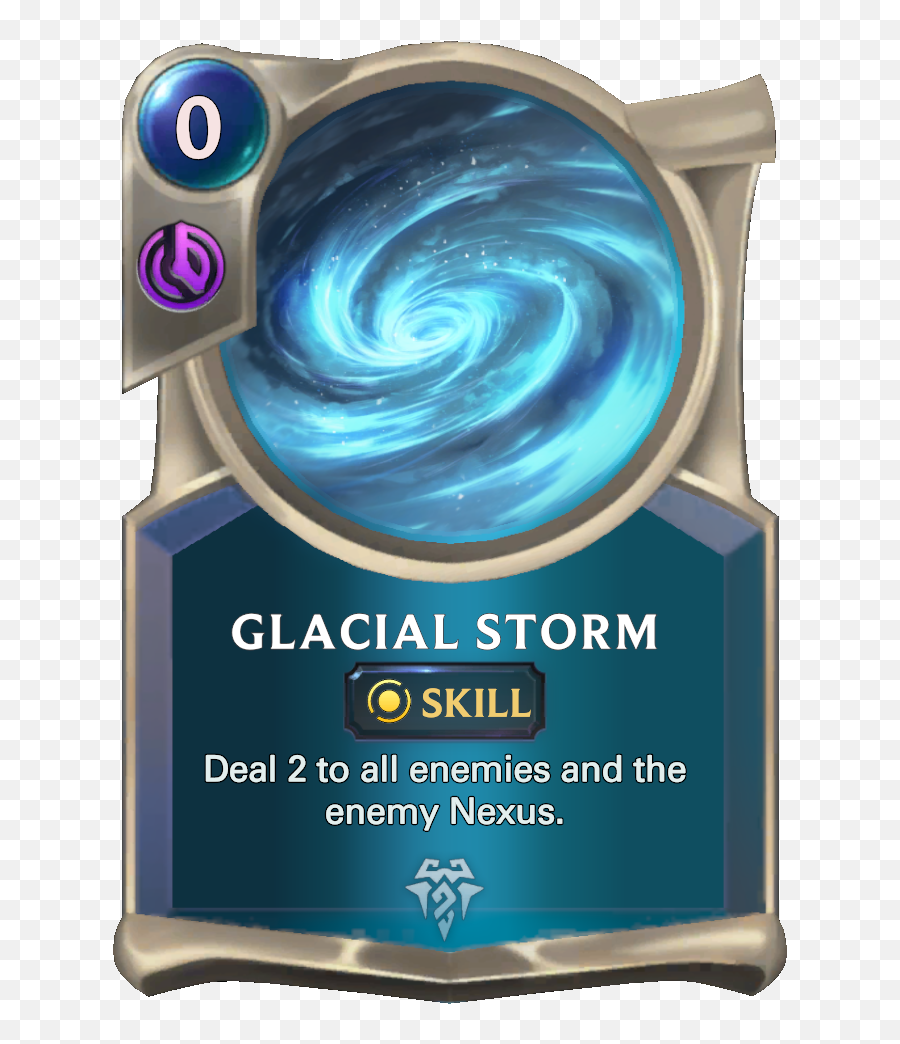 Glacial Storm - Legends Of Runeterra Card Solari Sunhawk Png,Fortnite Storm Icon