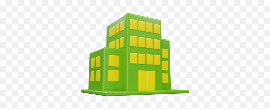 Building Icon - Download In Colored Outline Style Vertical Png,Office Building Icon