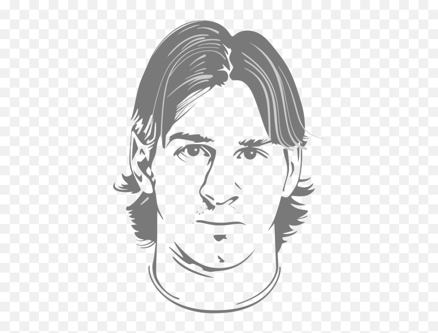 Messi - Openclipart Messi Drawing Png,Icon Messi