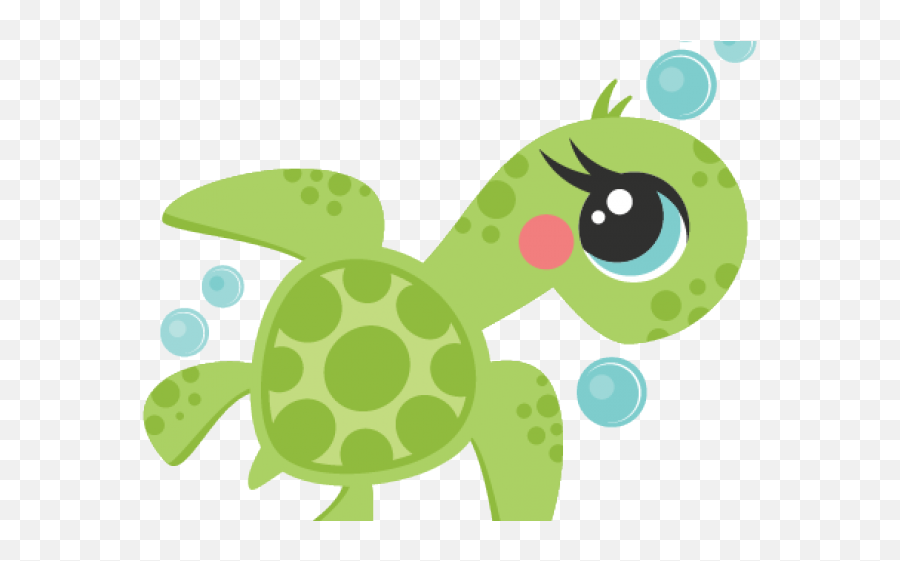Cute Clipart Sea Turtle - Cute Turtle Clipart Png,Cute Turtle Png