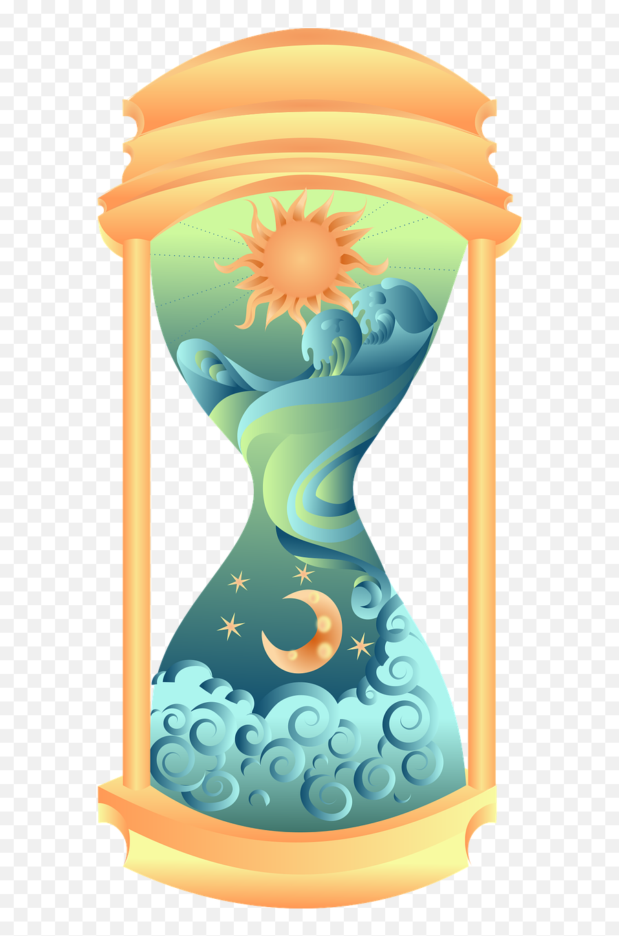Hourglass Decorative Decoration - Free Vector Graphic On Pixabay Hourglass Png,Hourglass Icon On Transparent Background