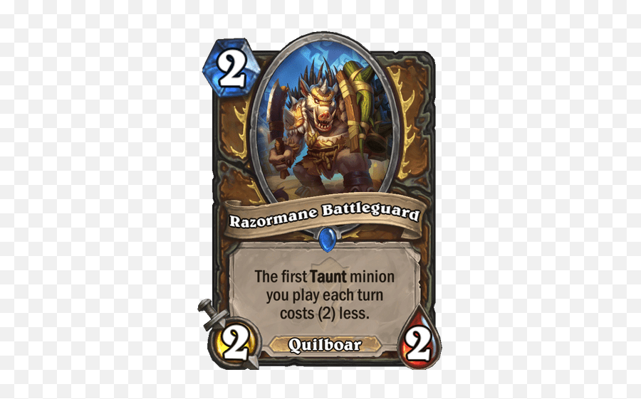 202 Patch Notes - Hearthstone Razormane Battleguard Png,Junkrat Player Icon