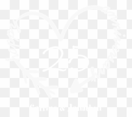 Custom Anniversary Doodle Heart Hoodie - png