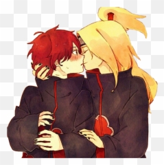Deidara Sasori Deisaso Deidaraxsasori Akatsuki Naruto - png