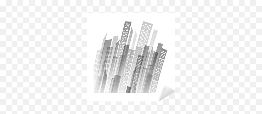Sticker Urban City View Icon Vector Illustration Graphic - Horizontal Png,View Photo Icon
