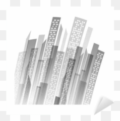 Sticker Urban City View Icon Vector Illustration Graphic - Horizontal png