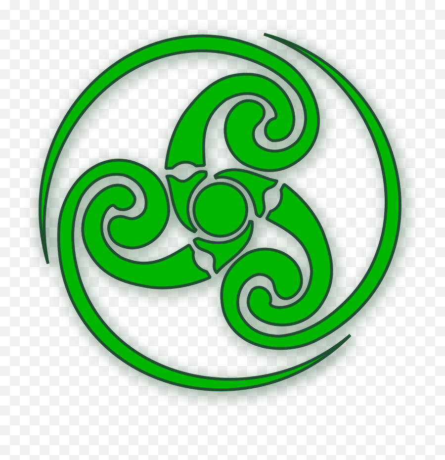 Celtic Symbol Pattern Swirl Green Free Image Download - Elvish Language Book Png,Celtic Icon