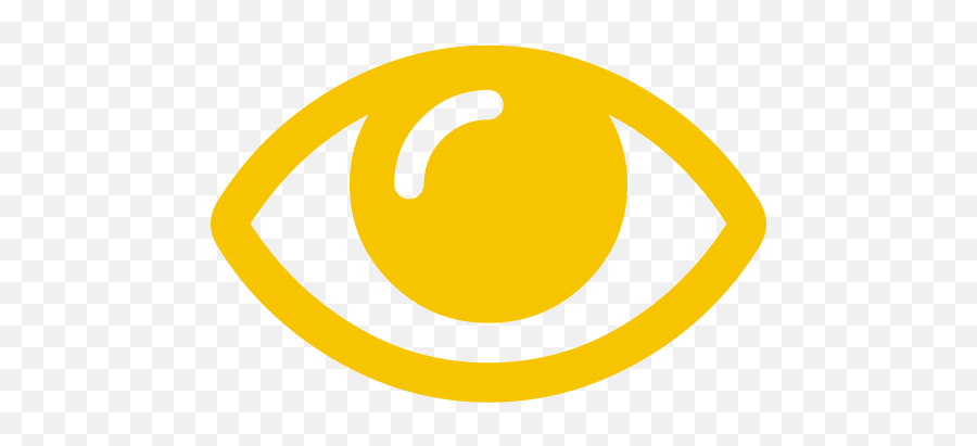 Yellow Eye Symbol Png Icon - Open Eye Icon Png,Eye Icon