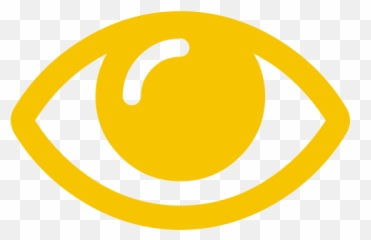 Yellow Eye Symbol Png Icon - Open Eye Icon Png