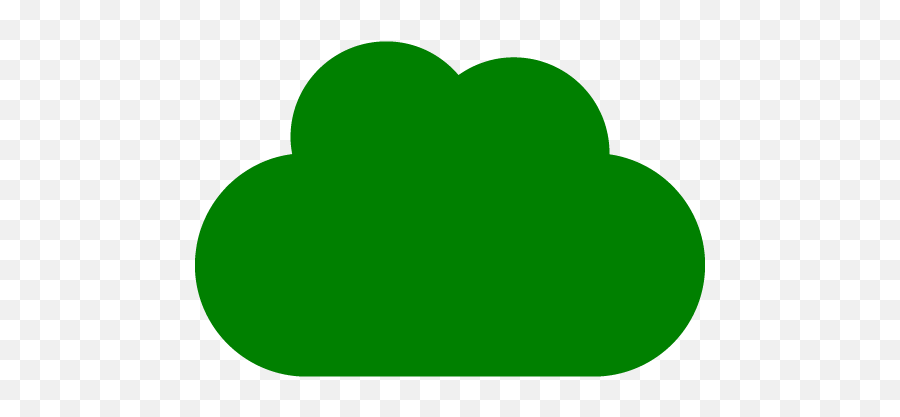 Green Cloud 5 Icon - Free Green Cloud Icons Green Cloud Png,Cloud Png