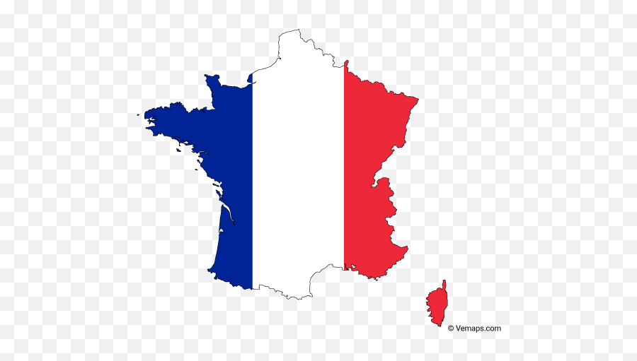Flag Map Of France Free Vector Maps Png European Icon