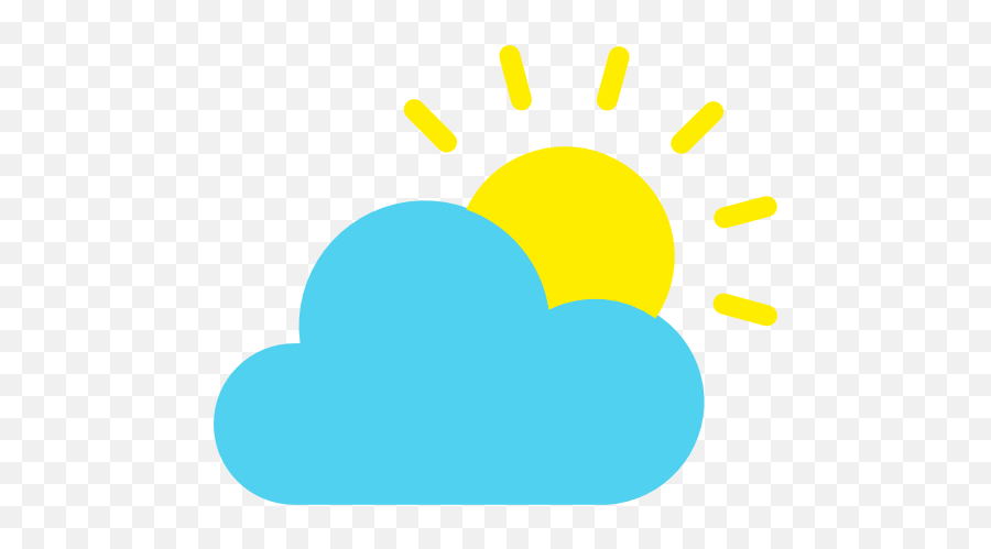 Sun - Free Weather Icons Png,Mostly Cloudy Icon