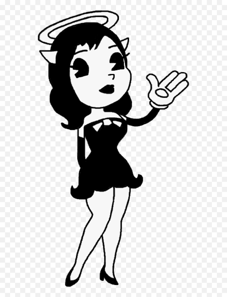 Bendy And The Ink Machine Drawing Betty Boop Cartoon - Bendy Bendy And The Ink Machine Alice Angel Cartoon Png,Betty Boop Png