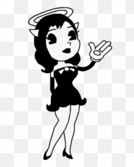 Bendy And The Ink Machine Drawing Betty Boop Cartoon - Bendy Bendy And The Ink Machine Alice Angel Cartoon Png,Betty Boop Png