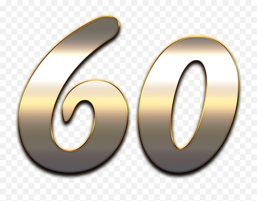 60 Number Png Transparent Images Free