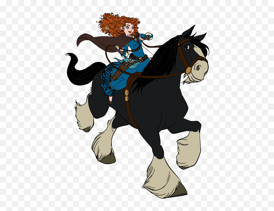 Disney Pixaru0027s Brave Clip Art Galore - Disney Brave Horse Png,Merida Png