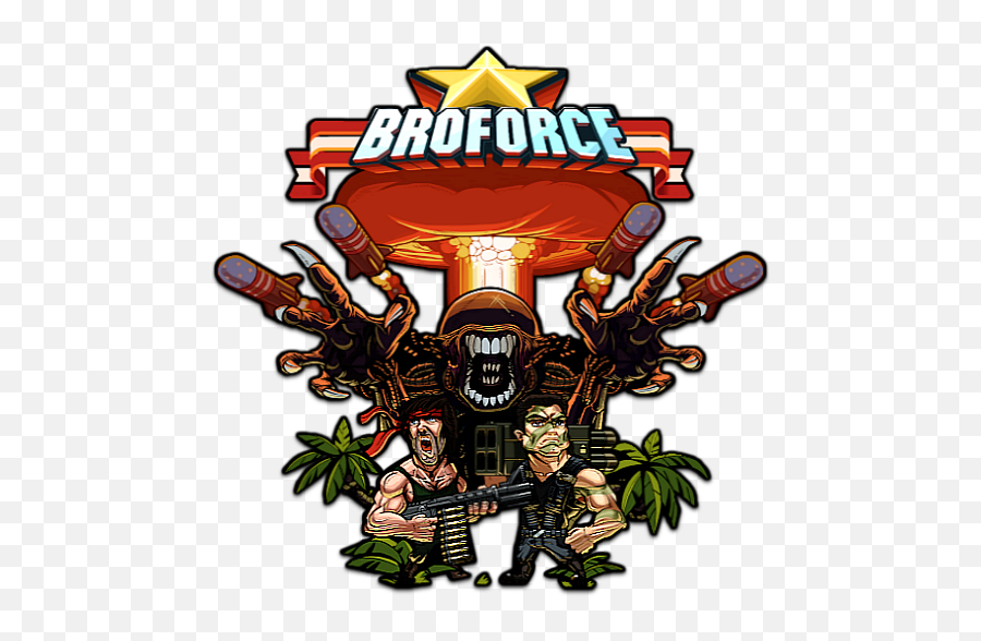 Broforce Png 7 Image - Illustration,Broforce Logo