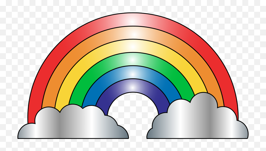 Rainbow Clip Art Free Clipart Images - Rainbow Clipart Png,Rainbow Clipart Transparent Background